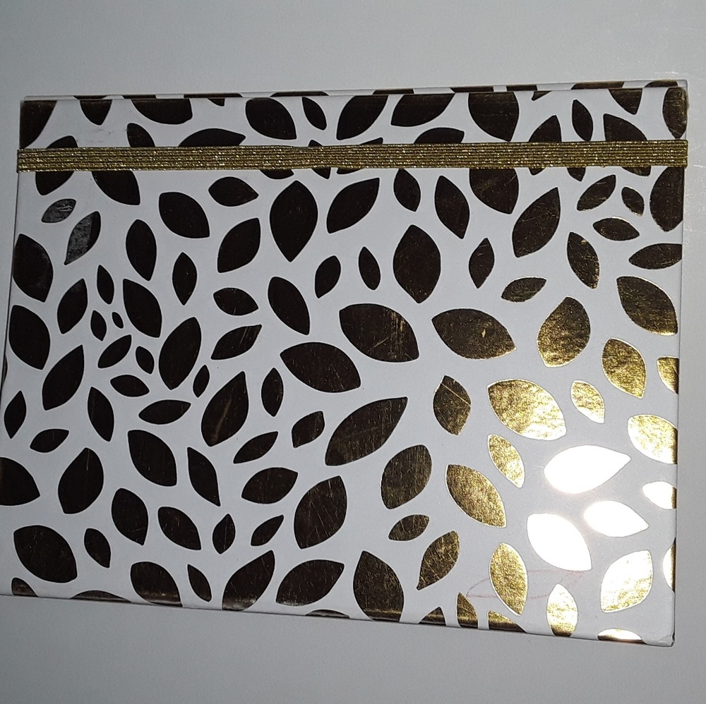 Mini britandco 6 ring binder with gold accents